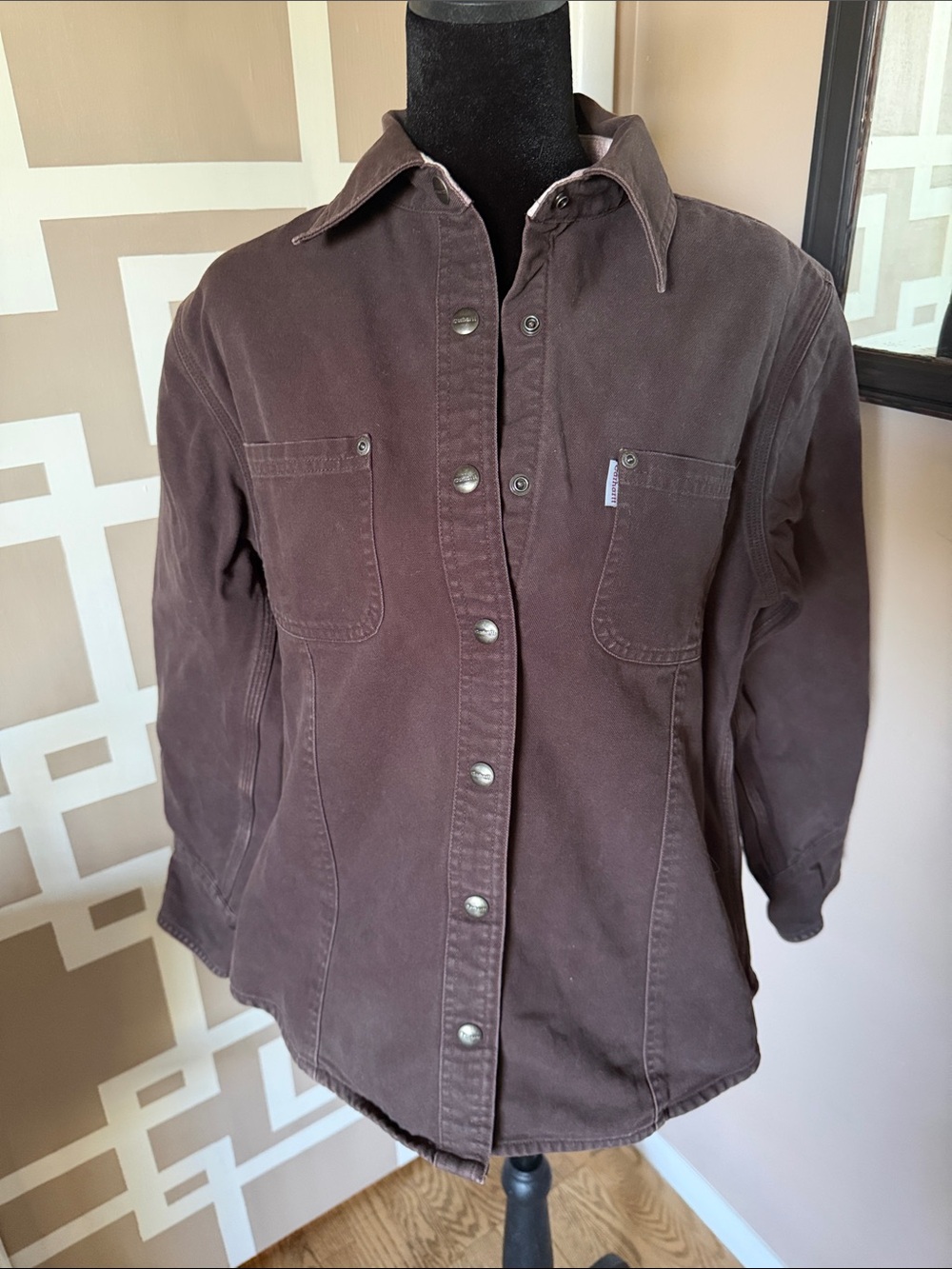 Carhartt Brown Women's Utility Button-Front Jacket